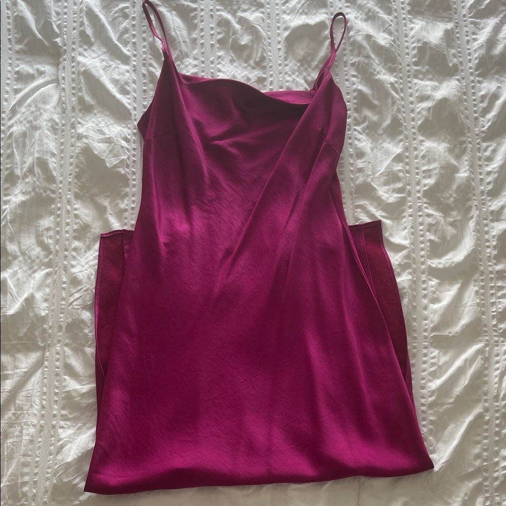 Express Fuchsia Slip Dress